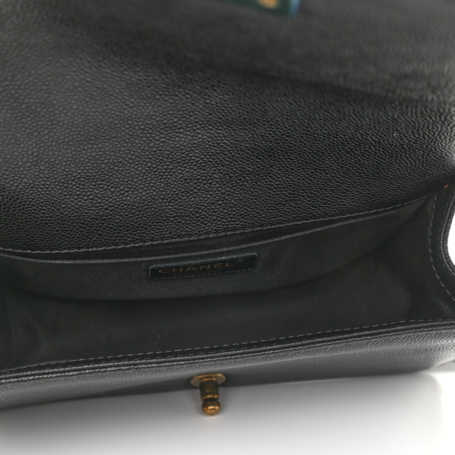 Chanel Caviar Quilted Medium Boy Flap Black 5 of 9