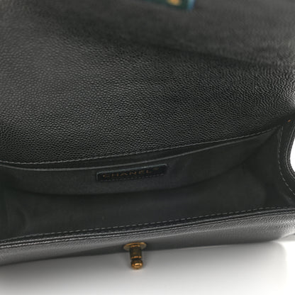 Chanel Caviar Quilted Medium Boy Flap Black 5 of 9