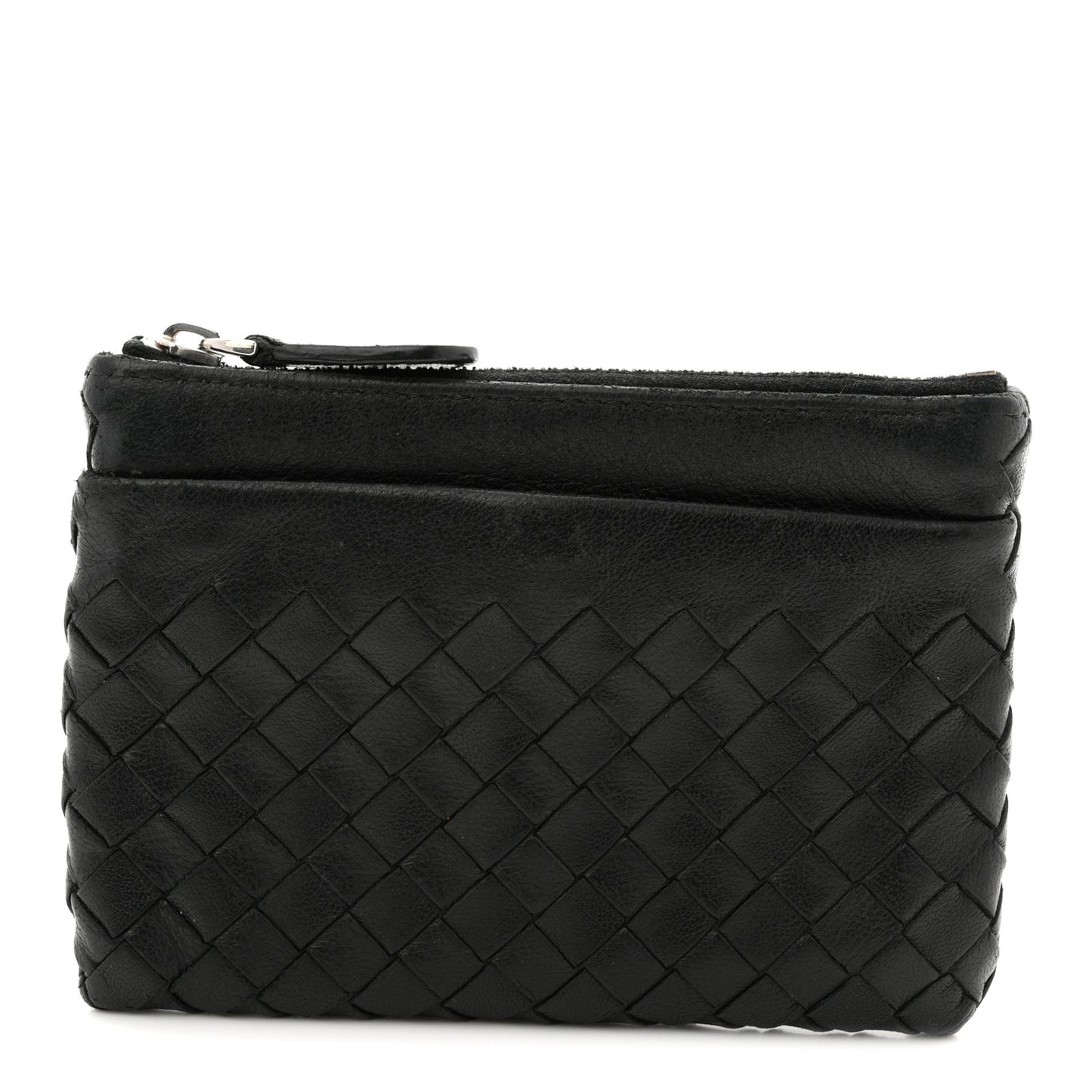 Nappa Intrecciato Key Holder Black