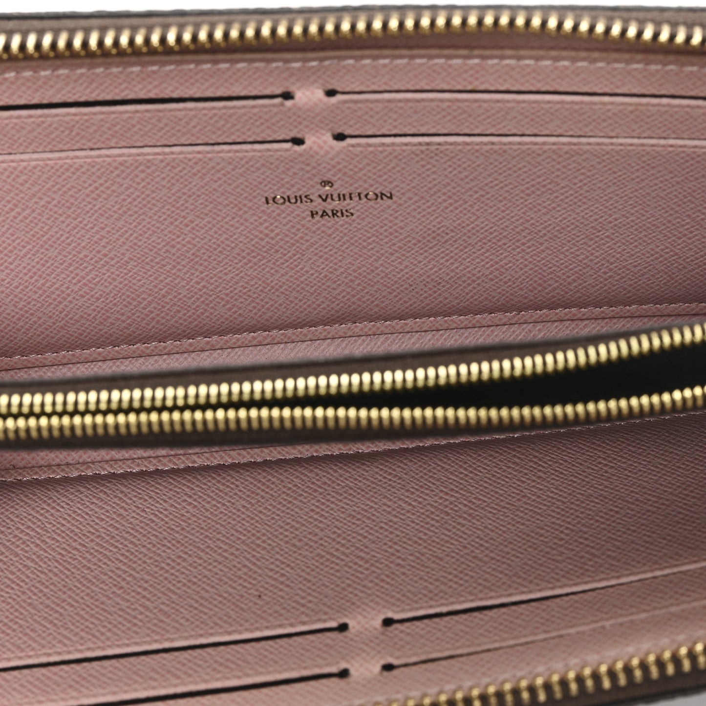 Monogram Clemence Wallet Rose Ballerine