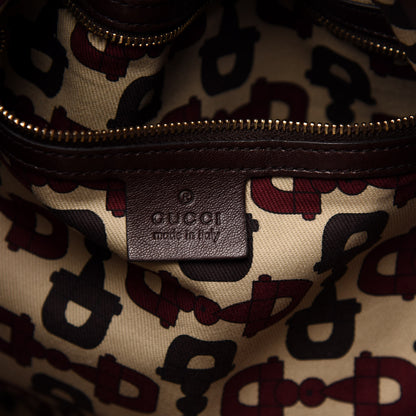 Gucci Guccissima Studded Pelham Shoulder Bag Dark Brown 6 of 11