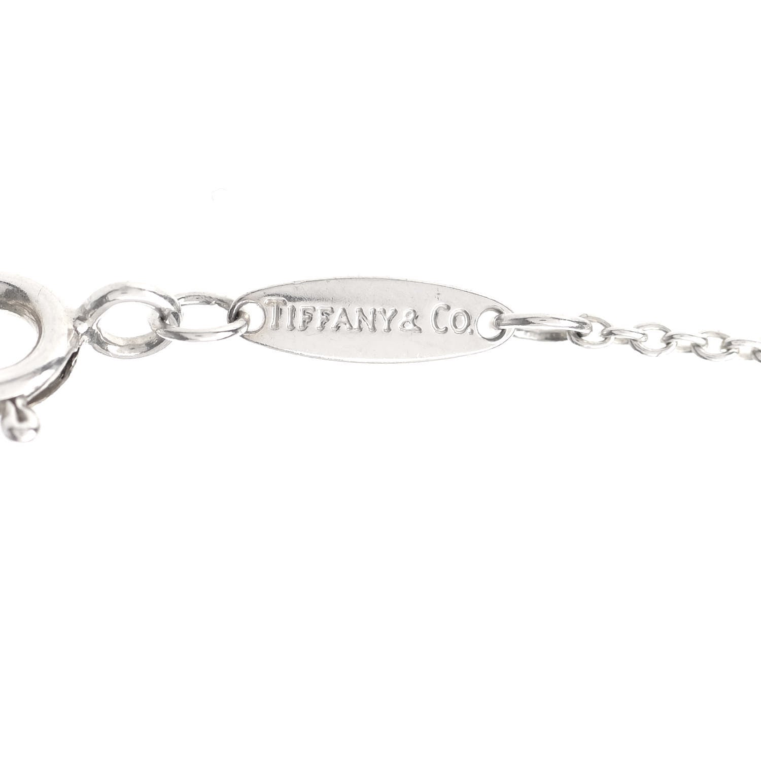 Tiffany Sterling Silver Aquamarine Elsa Peretti Color By The Yard 3 Station Bracelet 4 of 6