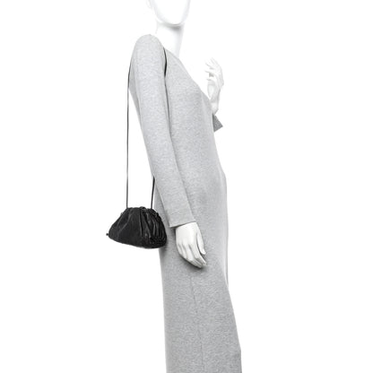 Bottega Veneta Ostrich The Mini Pouch Fondente 2 of 10