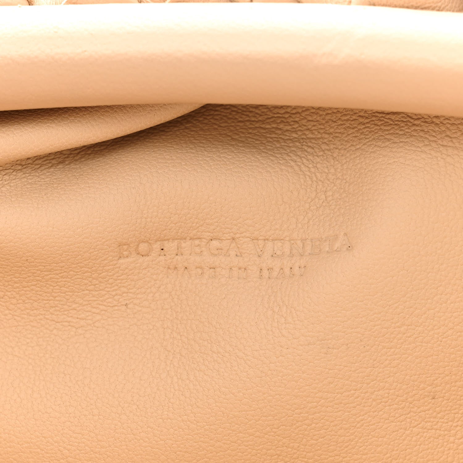 Bottega Veneta Nappa Intrecciato The Mini Pouch Almond 6 of 10