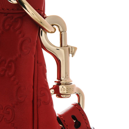 Gucci Guccissima Medium Valentine Top Handle Bag Red 12 of 12