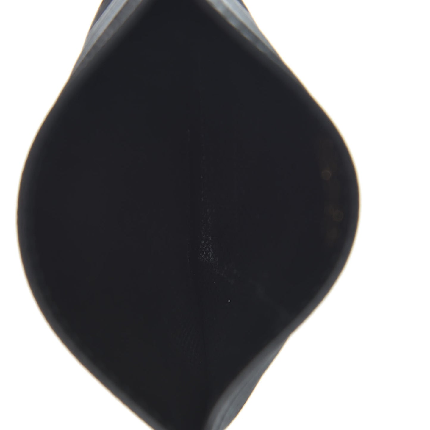 Saffiano Metal Card Holder Black
