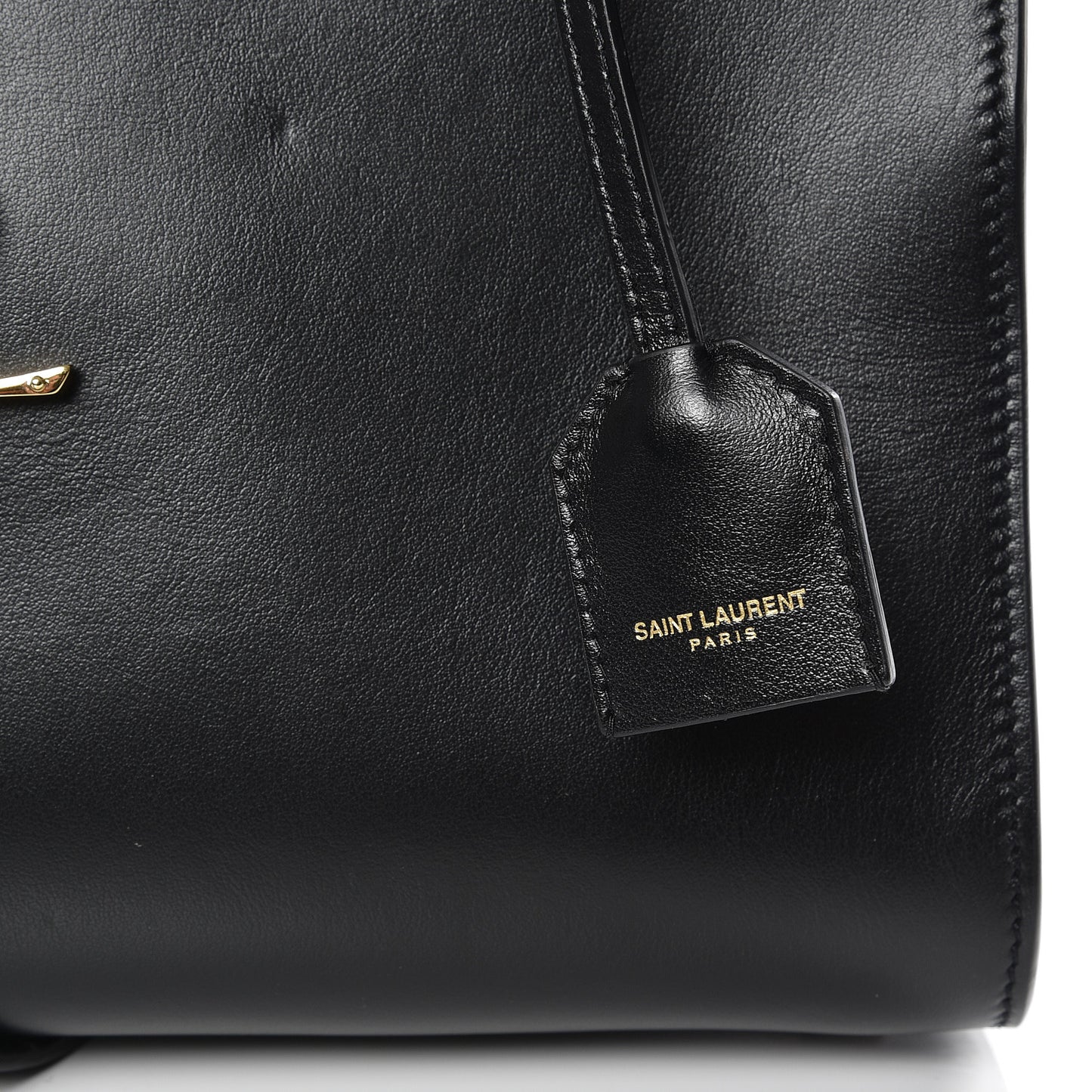 Calfskin Monogram Baby Cabas Black