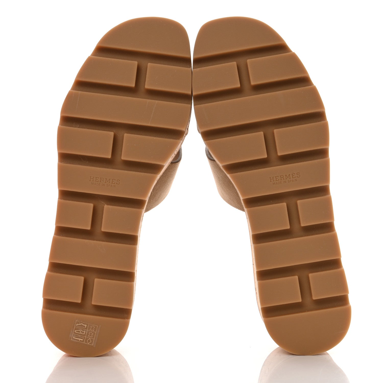 Hermes Suede Goatskin Cork Eze 30 Sandals 38 Beige Argile 5 of 9