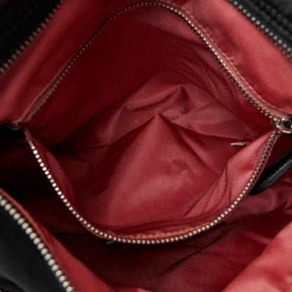 Prada Nylon Vela Sport Saffiano Messenger Bag Black 6 of 11