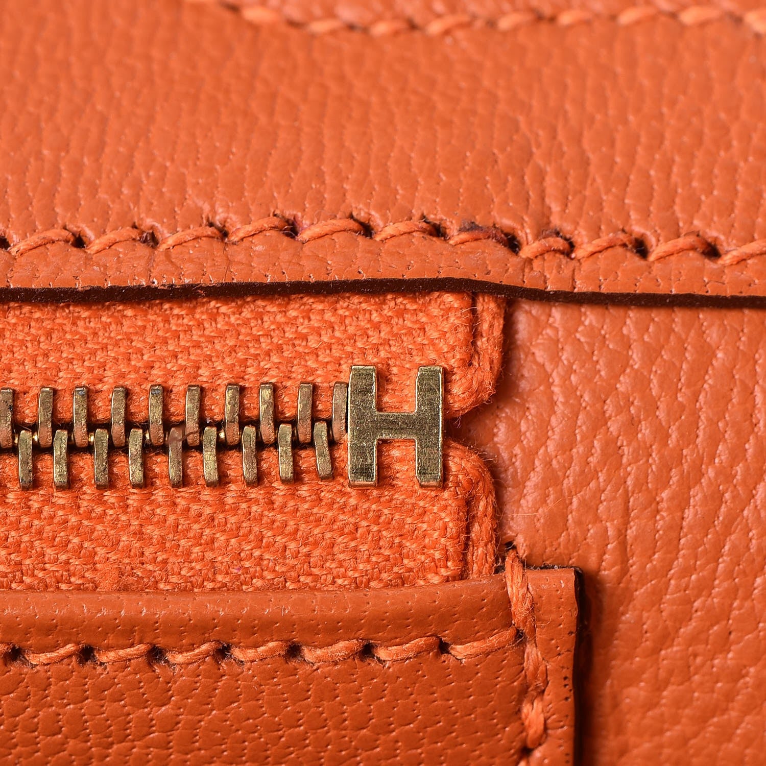 Hermes Togo Birkin 30 Orange 13 of 38