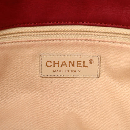 Chanel Iridescent Calfskin Large Chic Quilt Flap Red 6 of 15