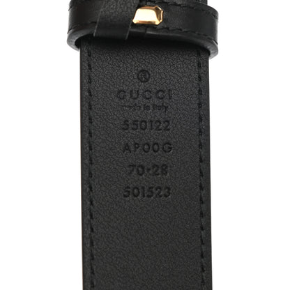 Gucci Calfskin Zumi 30mm Belt 70 28 Black 3 of 5