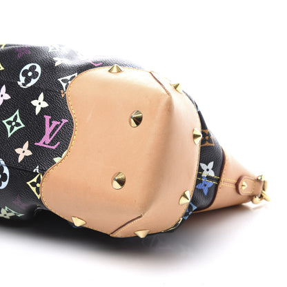 Louis Vuitton Monogram Multicolor Judy MM Black 6 of 9