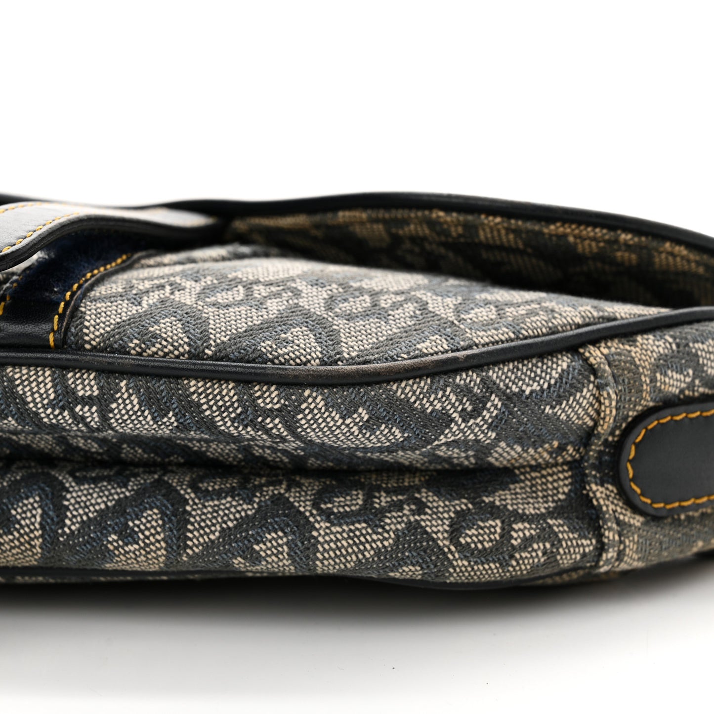 Monogram Saddle Bag Blue