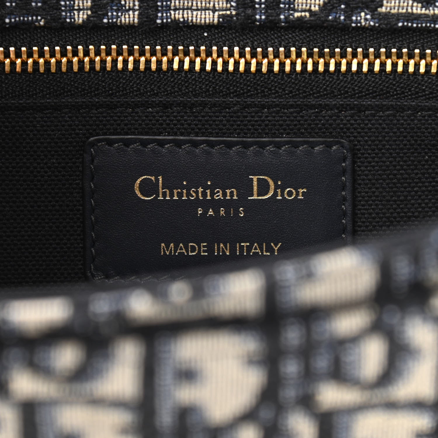 Christian Dior Oblique 30 Montaigne Chain Pouch Blue 6 of 9