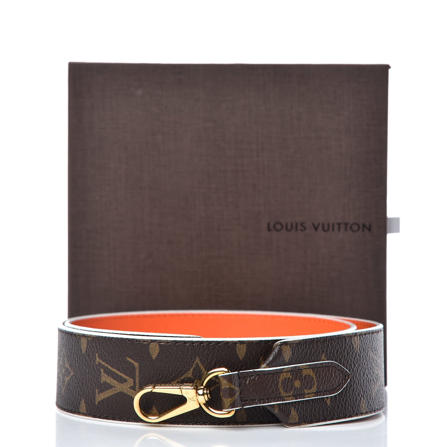 Louis Vuitton Monogram Bandouliere Shoulder Strap Orange 6 of 6
