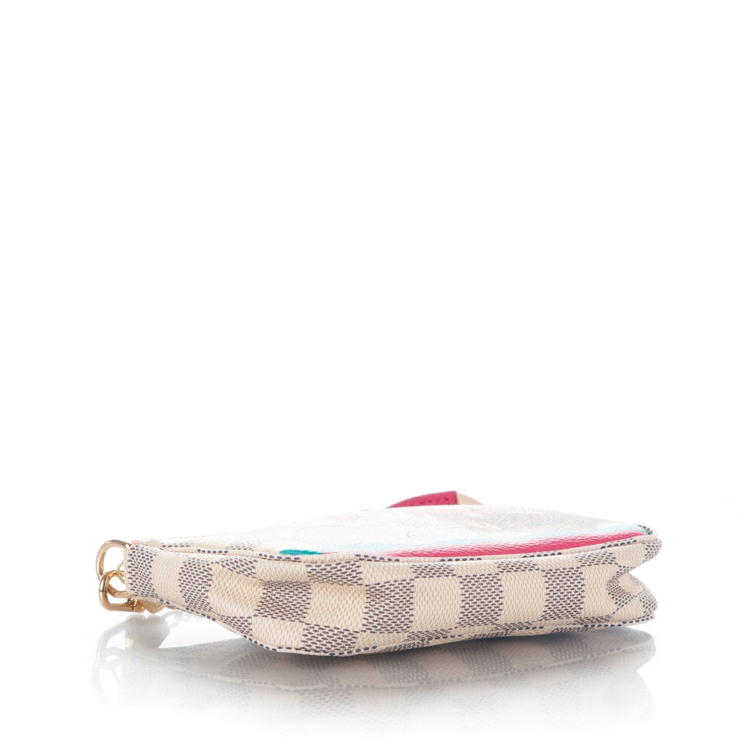 Louis Vuitton Damier Azur 2015 Christmas Animation Mini Pochette Accessories 4 of 7