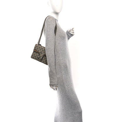 Gucci GG Supreme Monogram Mini Dionysus Shoulder Bag Taupe 2 of 10