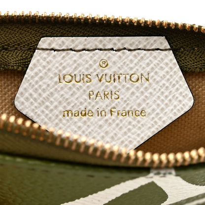 Louis Vuitton Monogram Giant Micro Pochette Accessories Kaki White 6 of 7