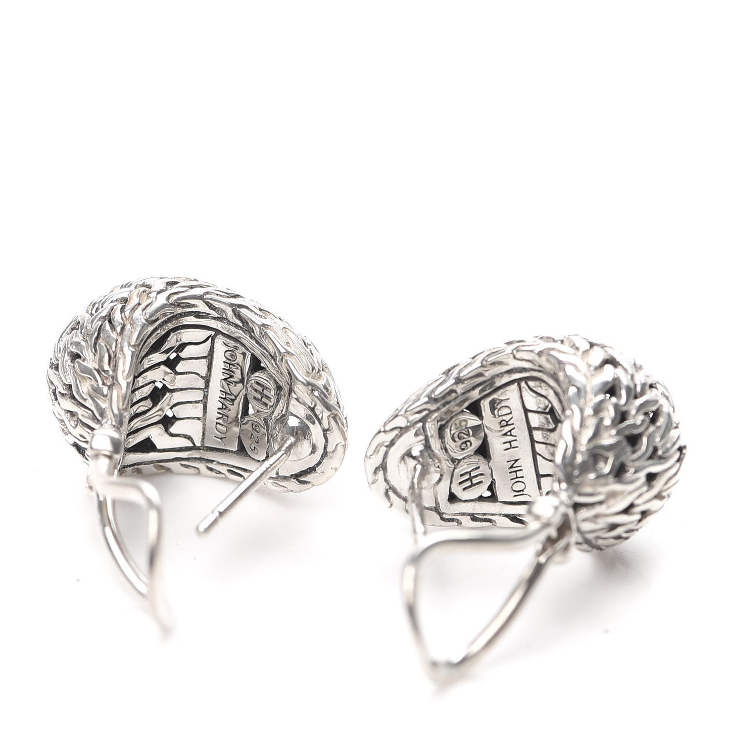 Sterling Silver Classic Chain Buddha Belly Earrings