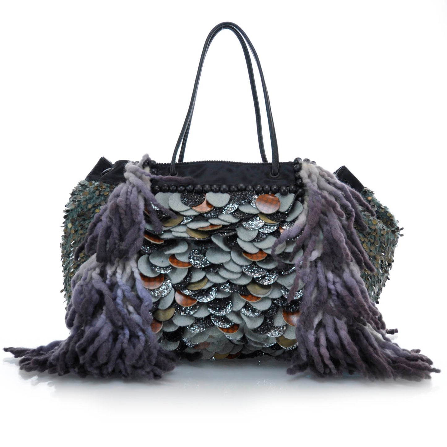 Sequin Embroidered Pillow Grande Tote Multicolor