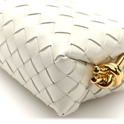 Bottega Veneta Polished Nappa Intrecciato Metal Knots Mini Loop Camera Bag Bone 9 of 9