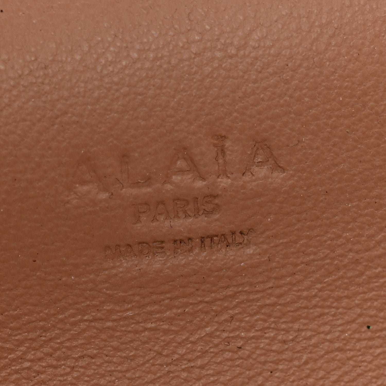 Alaia Calfskin Laser Cut Mina 32 Bag Red 7 of 10