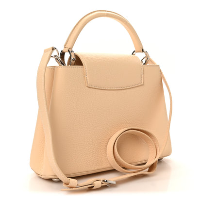Louis Vuitton Taurillon Mechanical Flowers Capucines BB Dune 3 of 9
