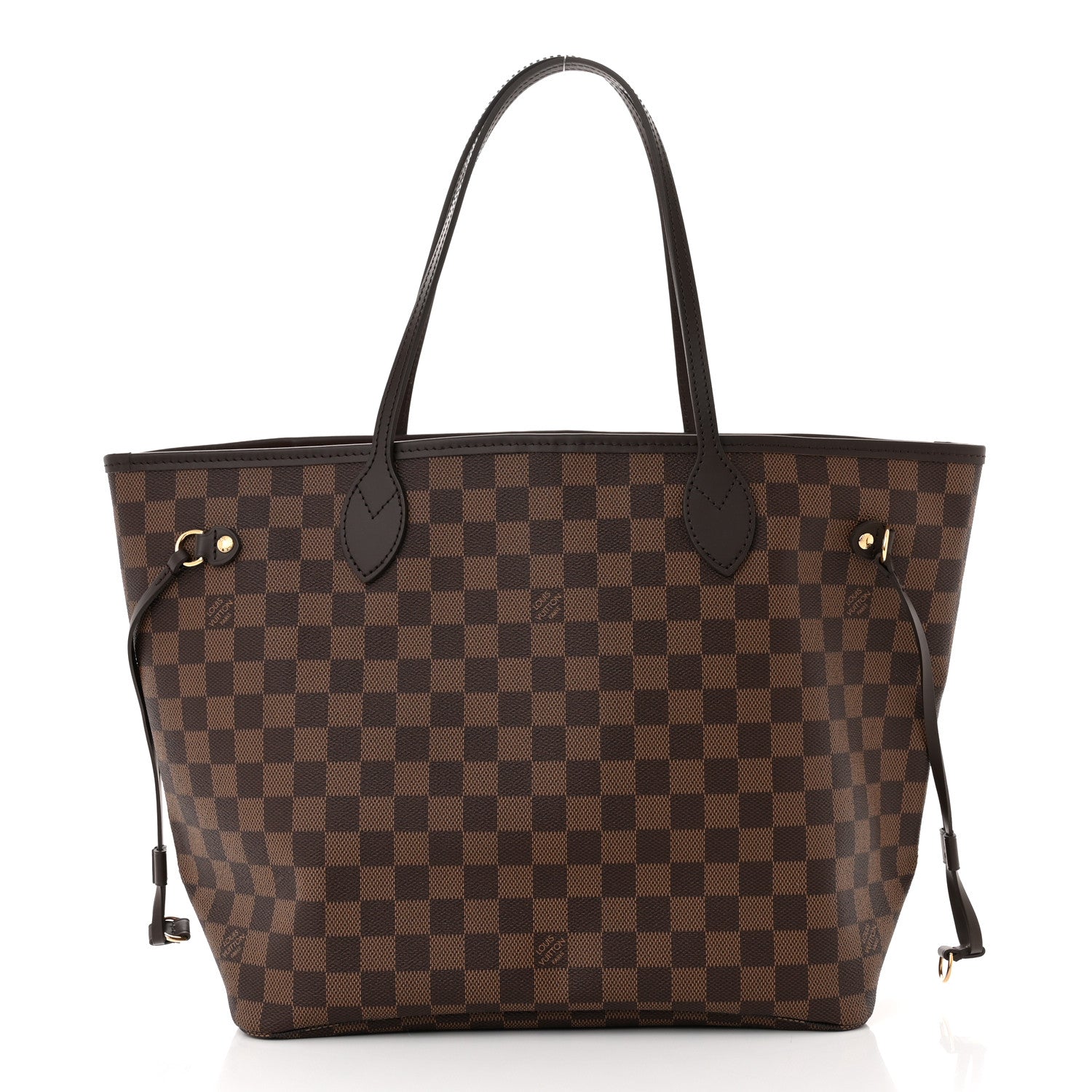 Louis Vuitton Damier Ebene Neo Neverfull MM Rose Ballerine 3 of 11