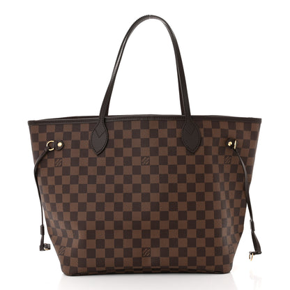 Louis Vuitton Damier Ebene Neo Neverfull MM Rose Ballerine 3 of 11