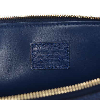 Louis Vuitton Ostrich Alma PM Indigo 6 of 6