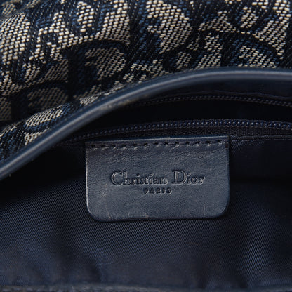Christian Dior Monogram Saddle Bag Blue 5 of 13