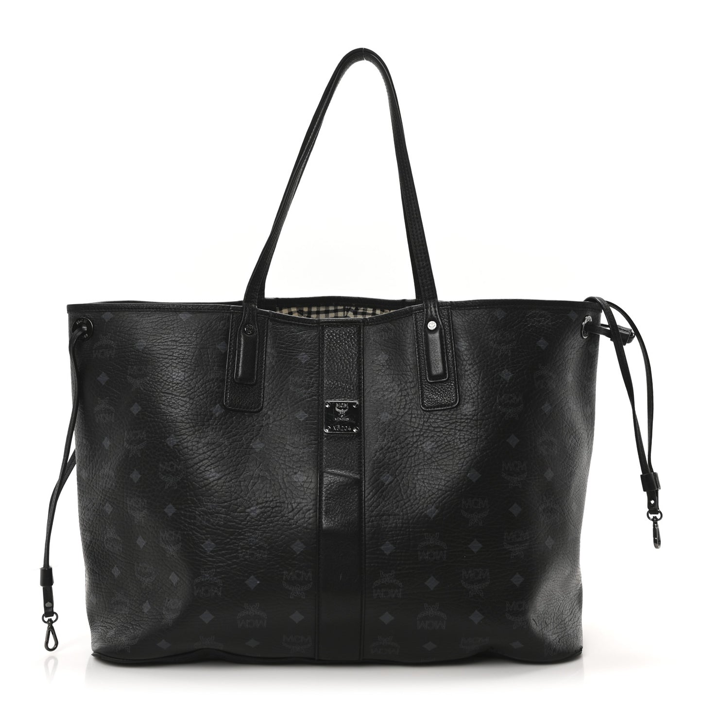 Visetos Large Liz Reversible Shopper Tote Black