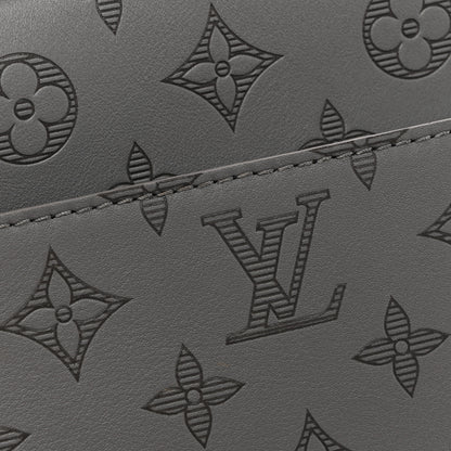 Louis Vuitton Calfskin Monogram Shadow Trio Messenger Anthracite Gray 11 of 15