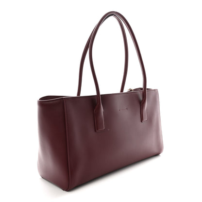 Chanel Calfskin Archetype Small Shopping Tote Dark Burgundy 3 of 10