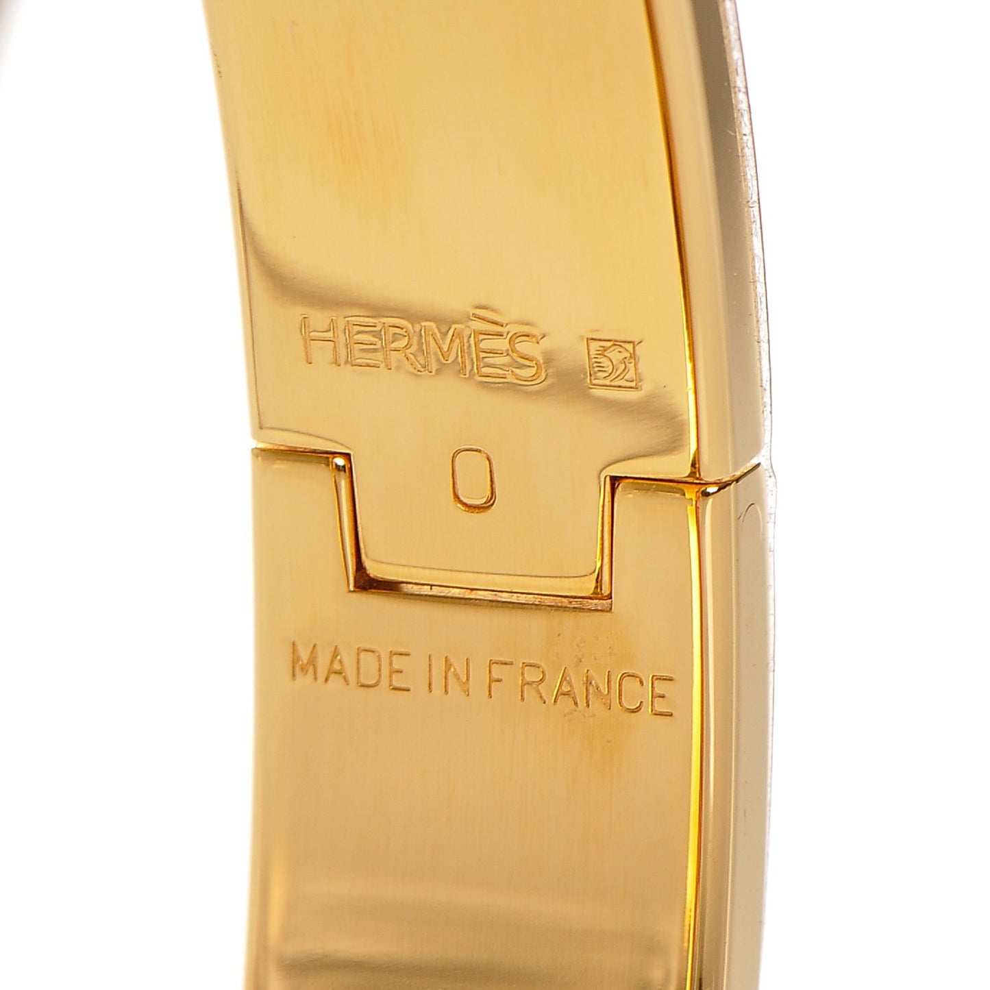 Narrow Enamel Clic Clac H Bracelet PM Rose Poudre