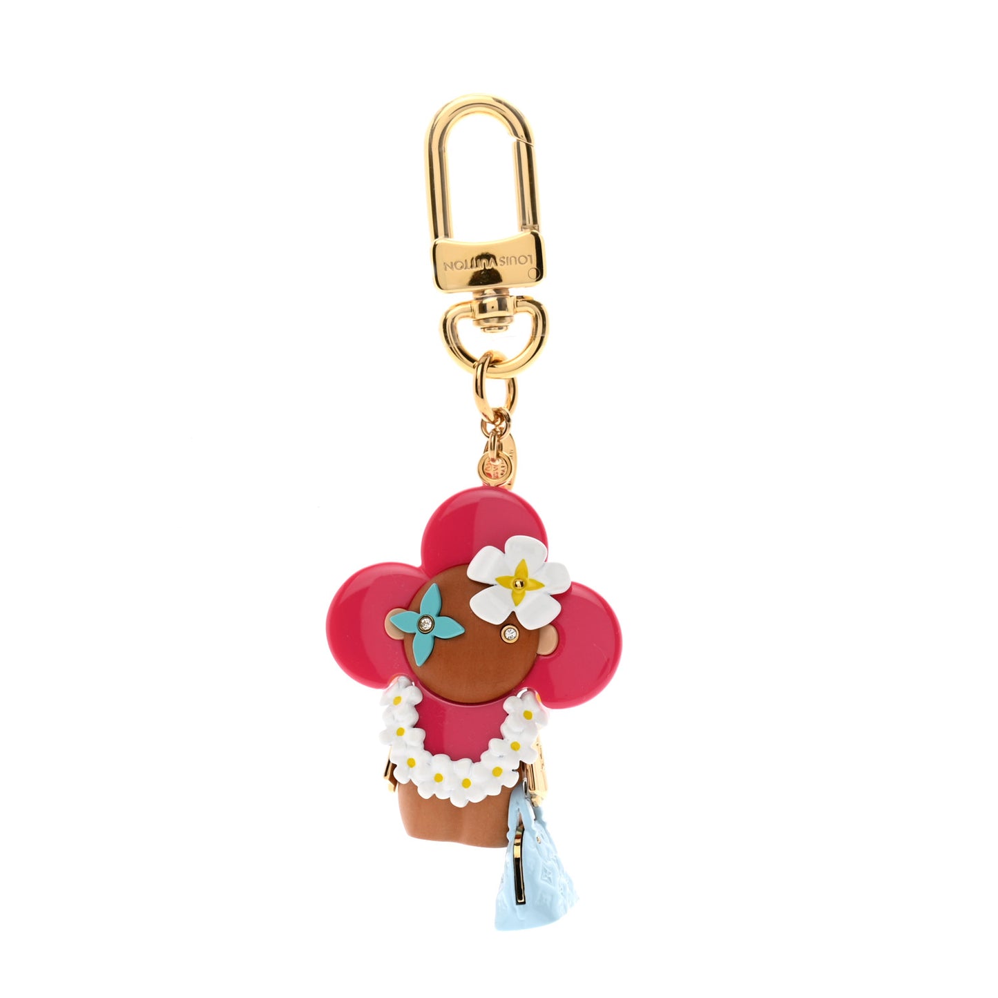 Resin Wood Vivienne Hawaii Bubblegram Alma BB Bag Charm Key Holder