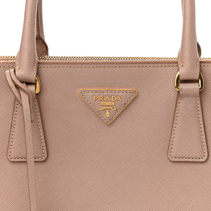 Prada Saffiano Small Galleria Double Zip Tote Cammeo 8 of 19