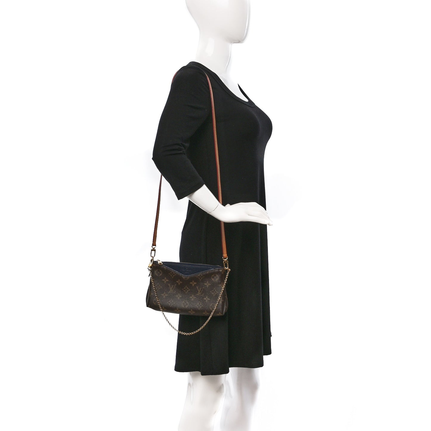 Monogram Pallas Clutch Blue Marine