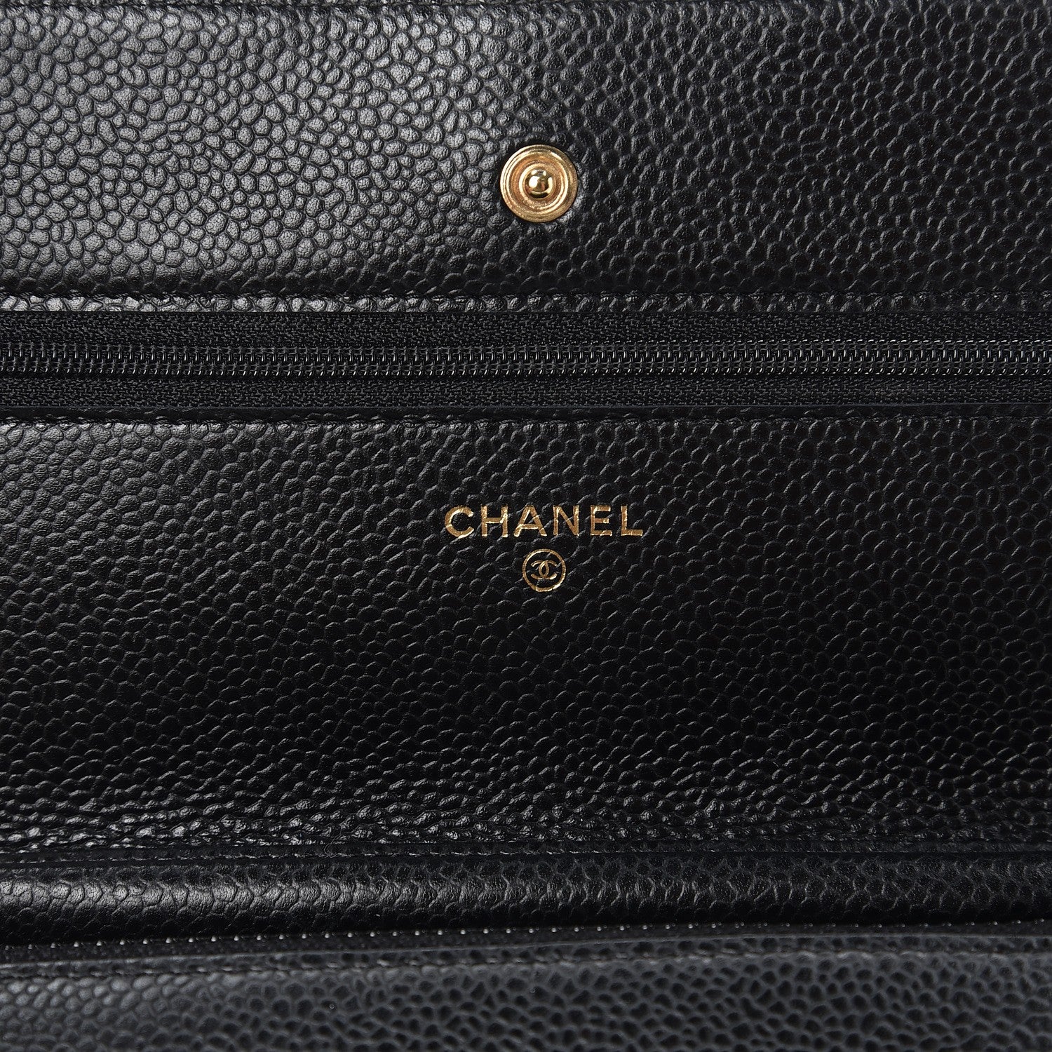 Chanel Caviar Quilted Wallet On Chain WOC Black 6 of 9