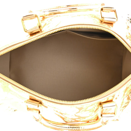 Louis Vuitton Monogram Miroir Speedy 30 Gold 5 of 12