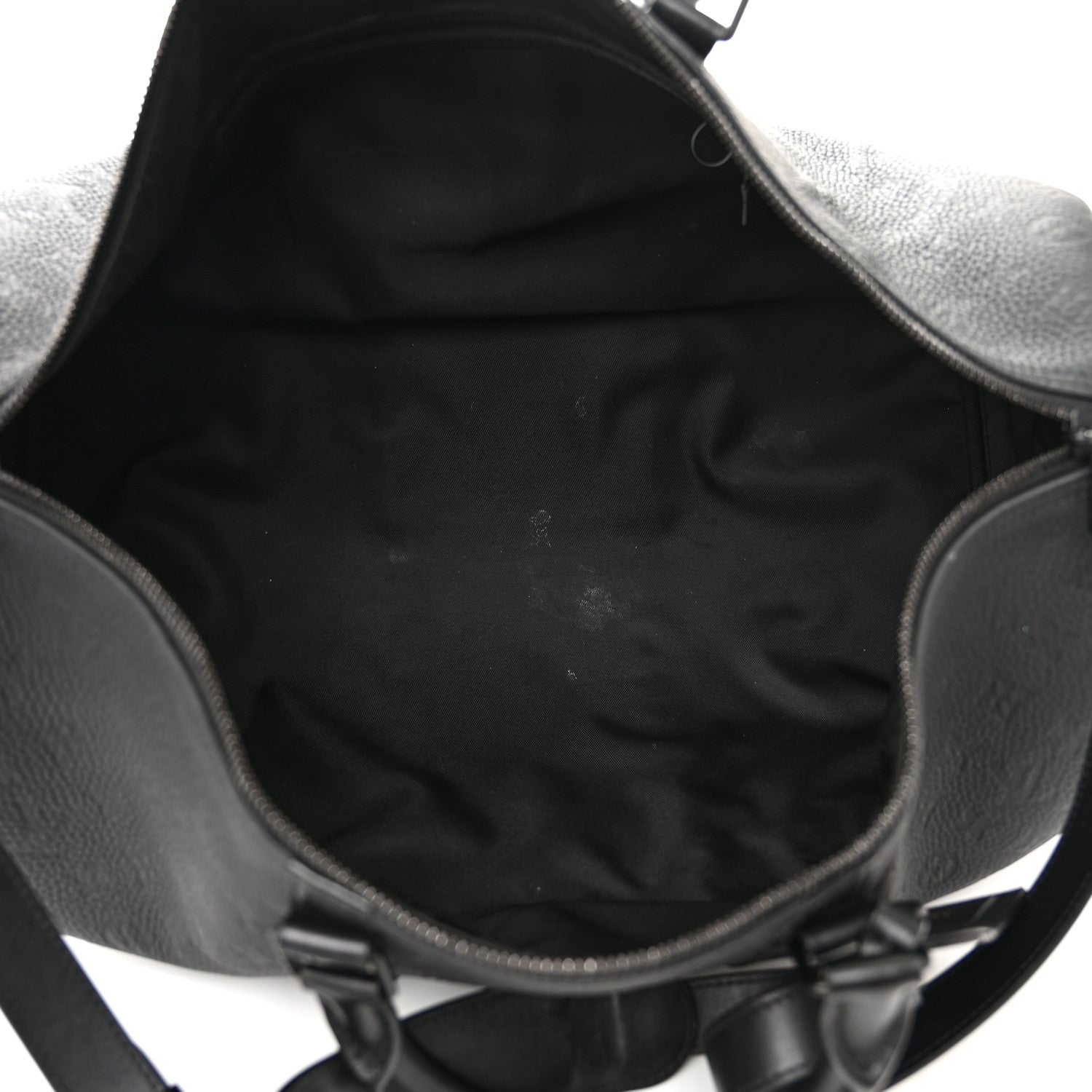 Louis Vuitton Taurillon Monogram Keepall Bandouliere 50 Black 5 of 18