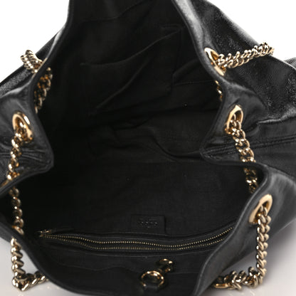 Gucci Patent Medium Soho Chain Shoulder Bag Black 5 of 11