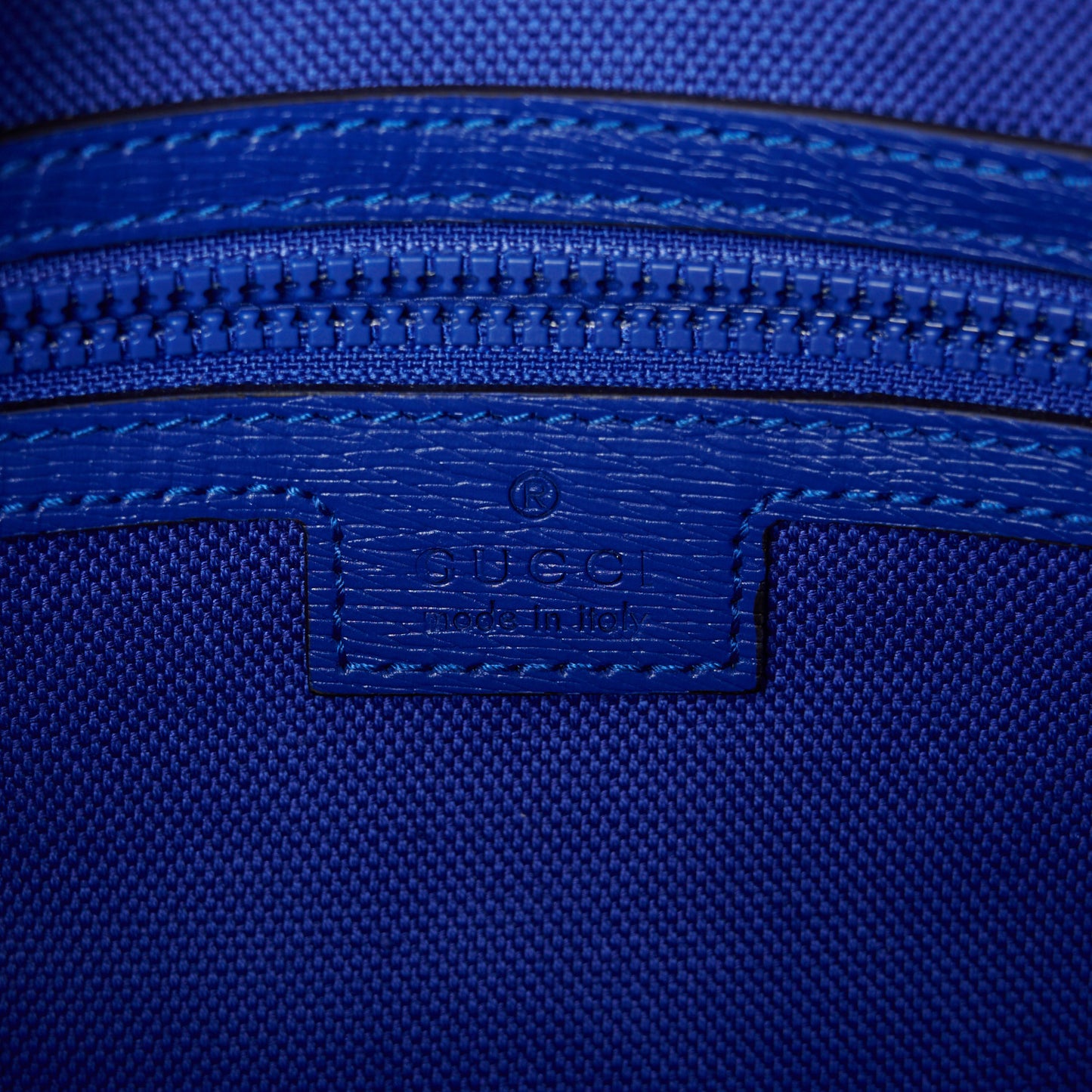 New Shanghai Calfskin Interlocking G Logo Camera Crossbody Bag Cobalt Blue Orange
