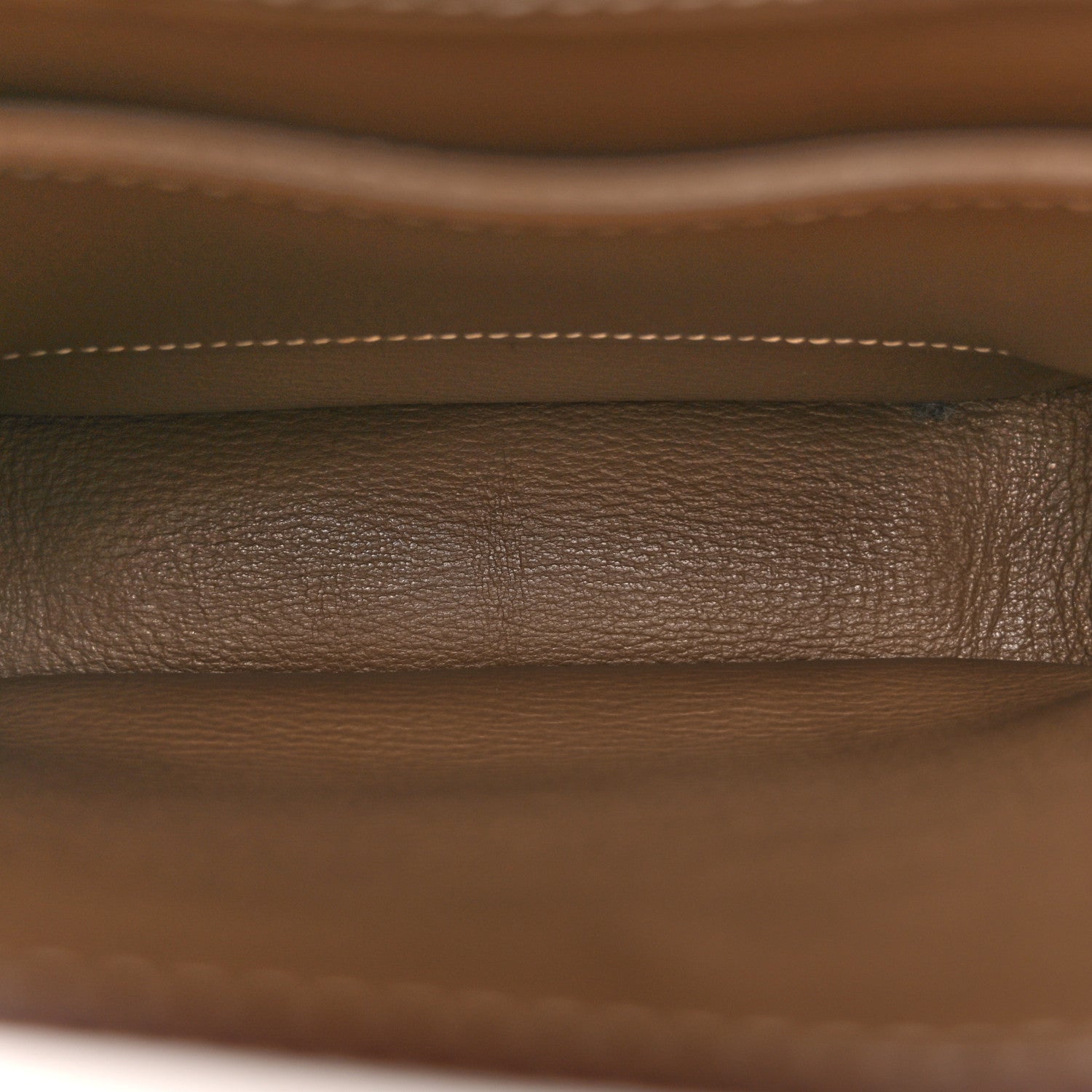 Hermes Taurillon Clemence Steve Pochette Etoupe 5 of 13