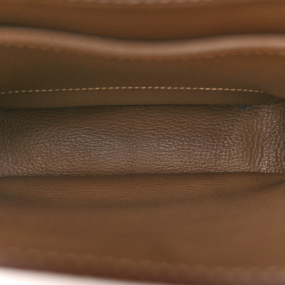 Hermes Taurillon Clemence Steve Pochette Etoupe 5 of 13
