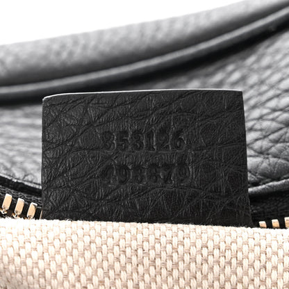 Gucci Pebbled Calfskin Medium Soho Bowler Black 7 of 11