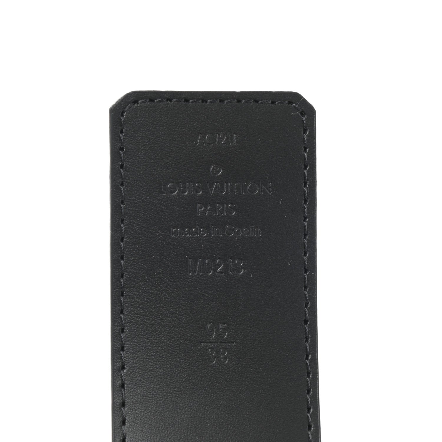 Louis Vuitton Damier Graphite 40mm LV Initiales Belt 95 38 3 of 3