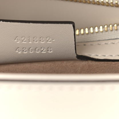 Gucci Calfskin Small Sylvie Shoulder Bag Off White 9 of 10