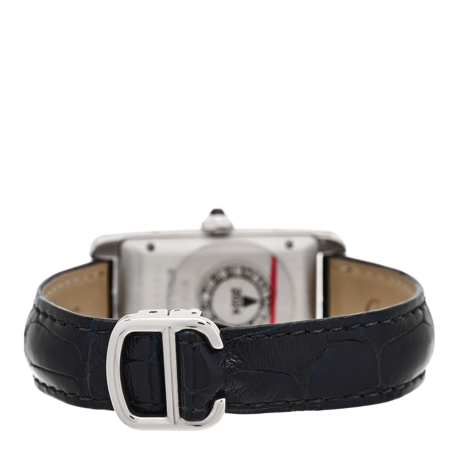 Cartier Stainless Steel Alligator 23mm Tank Americaine Automatic Watch 3 of 4